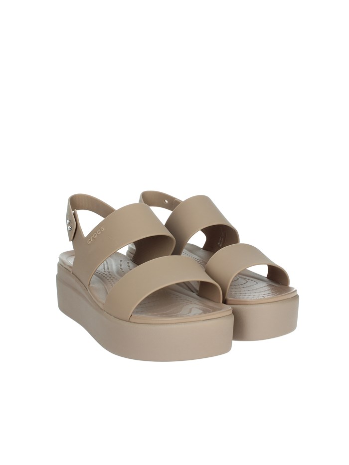 SANDALI CON ZEPPA 206453-2EL TAUPE