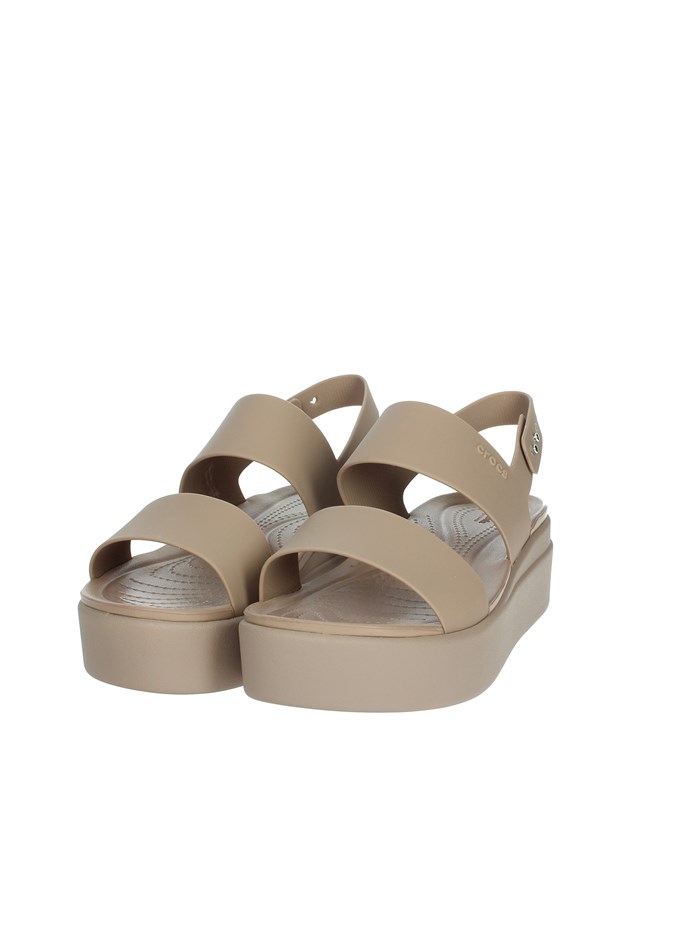 SANDALI CON ZEPPA 206453-2EL TAUPE