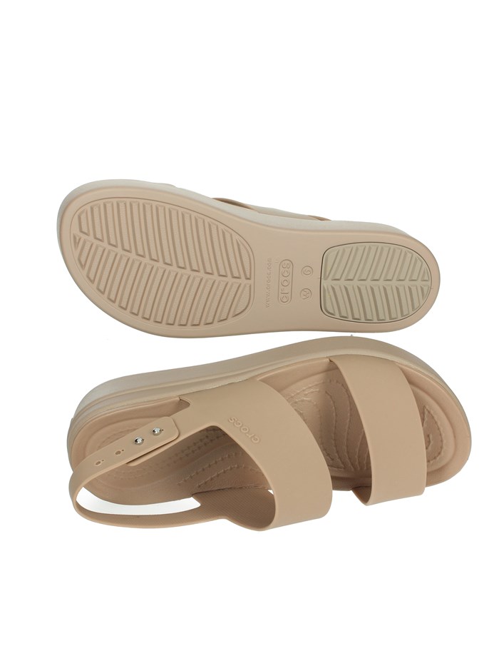 SANDALI CON ZEPPA 206453-2EL TAUPE