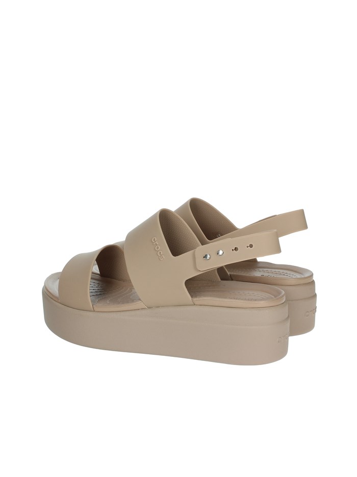 SANDALI CON ZEPPA 206453-2EL TAUPE