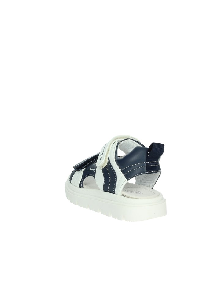 SANDALI BASSI BS5722 BLU/BIANCO
