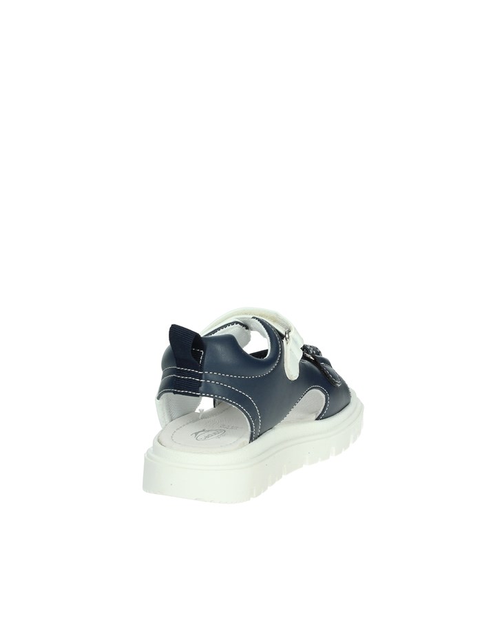 SANDALI BASSI BS5722 BLU/BIANCO