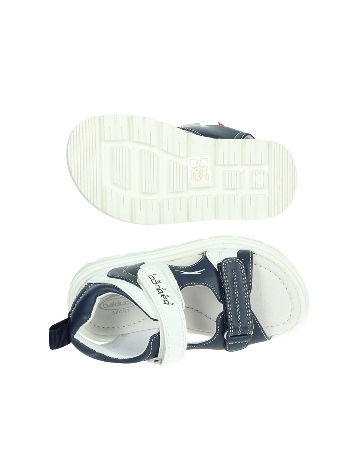 SANDALI BASSI BS5722 BLU/BIANCO