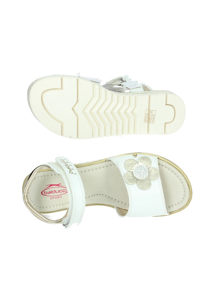 SANDALI BASSI BS5730 BIANCO