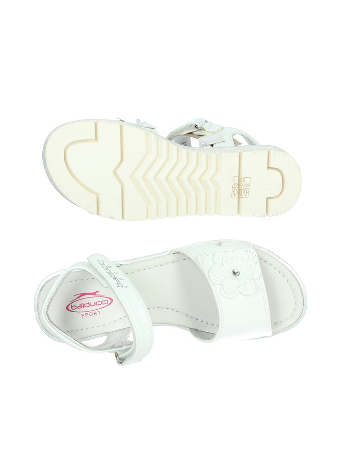 SANDALI BASSI BS5734 BIANCO
