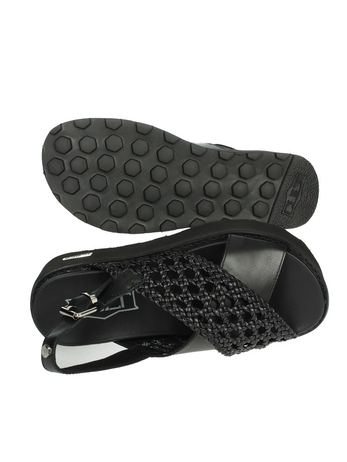 SANDALI CON ZEPPA CLW389102 NERO