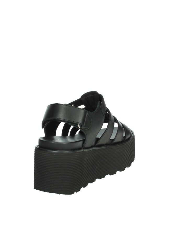 SANDALI CON ZEPPA CLW448800 NERO