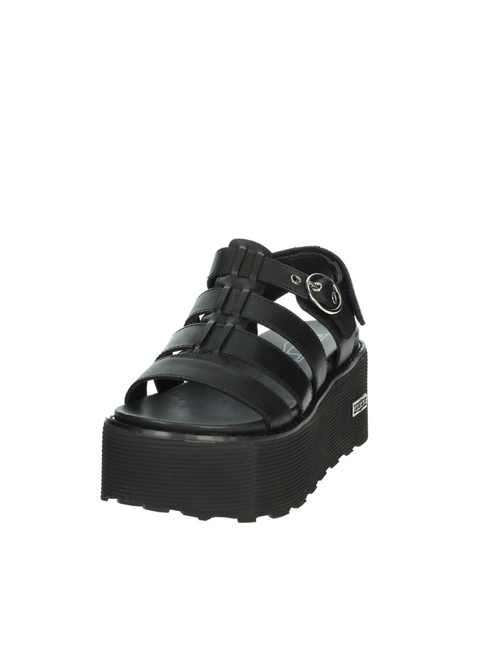 SANDALI CON ZEPPA CLW448800 NERO