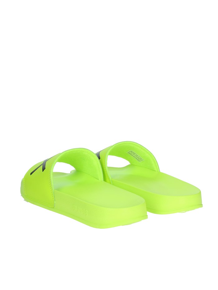CIABATTE BASSE X35204 GIALLO FLUO