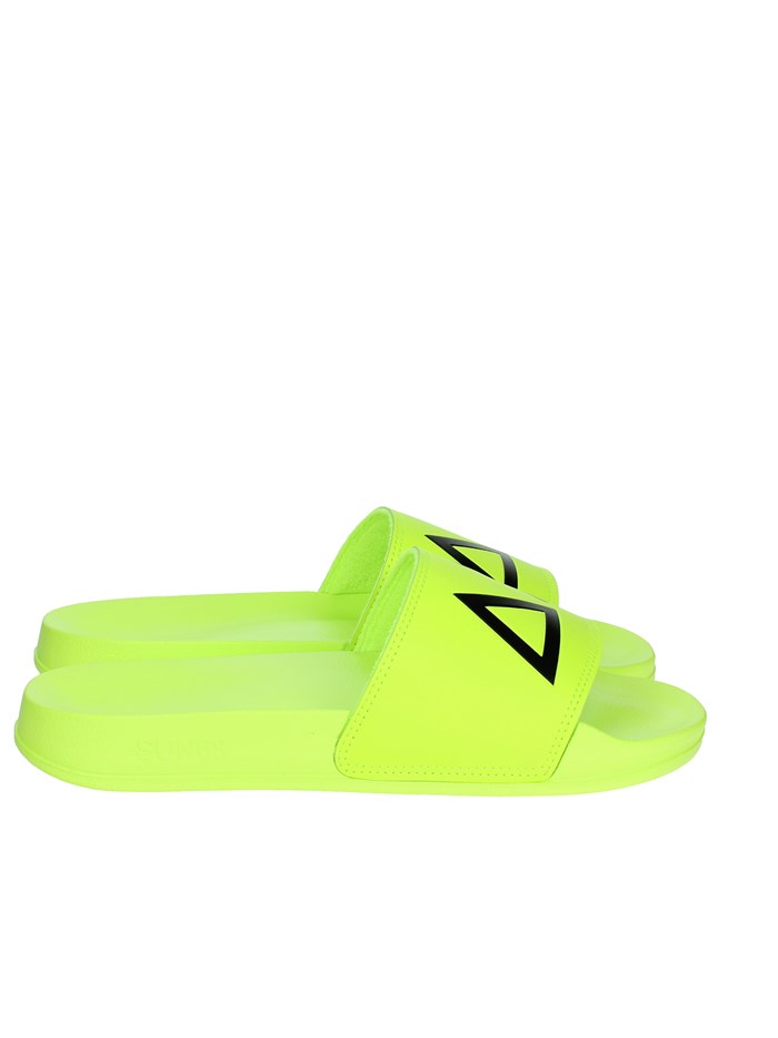 CIABATTE BASSE X35204 GIALLO FLUO