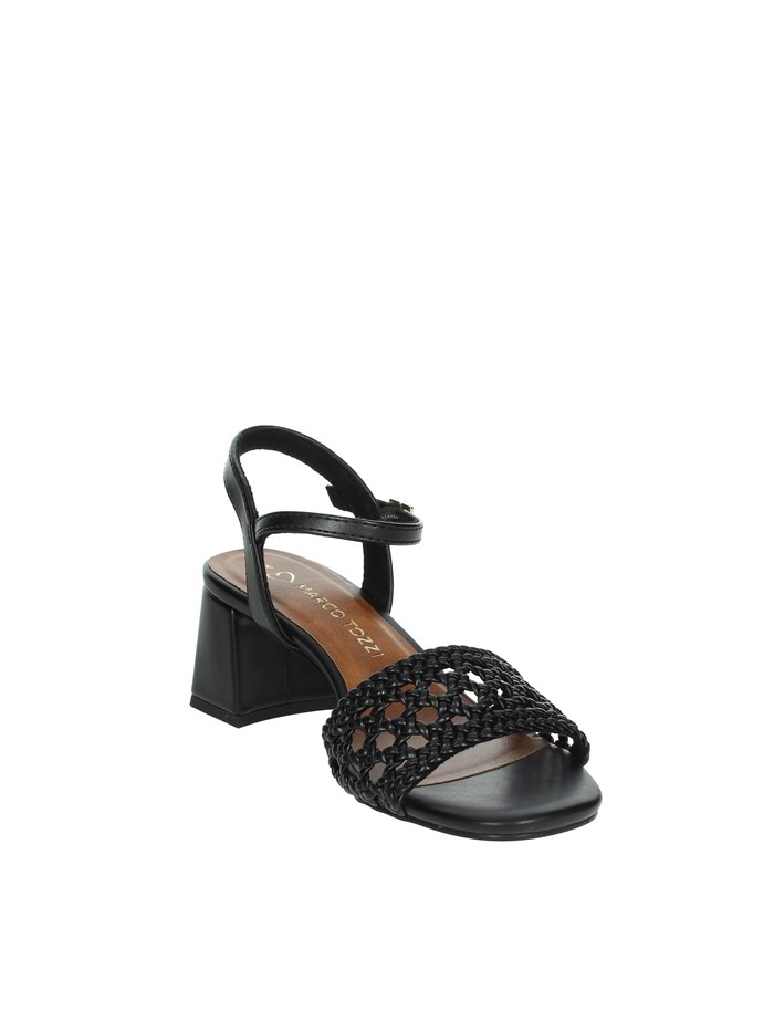 SANDALI CON TACCO 2-28382-44 NERO