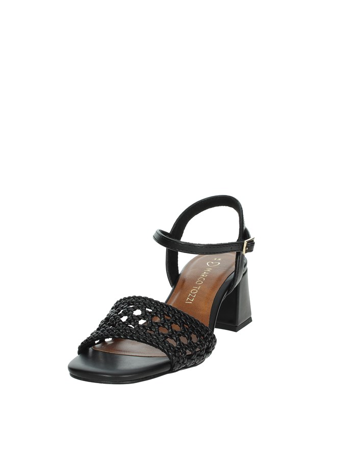 SANDALI CON TACCO 2-28382-44 NERO