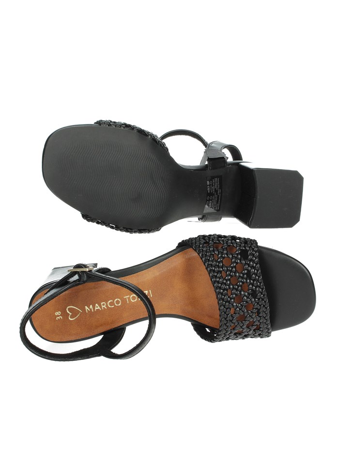 SANDALI CON TACCO 2-28382-44 NERO