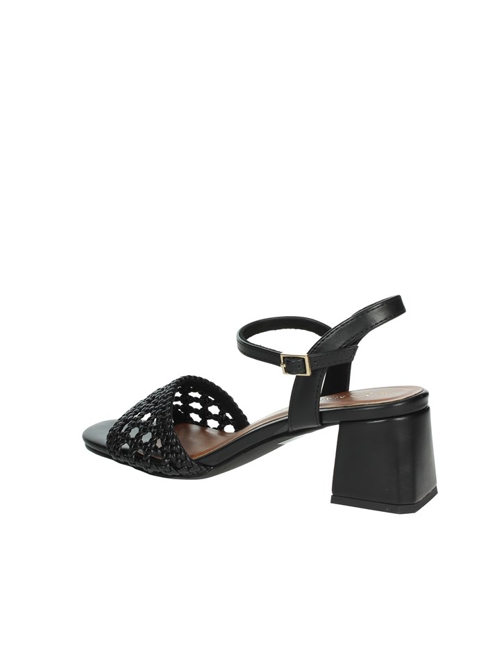 SANDALI CON TACCO 2-28382-44 NERO