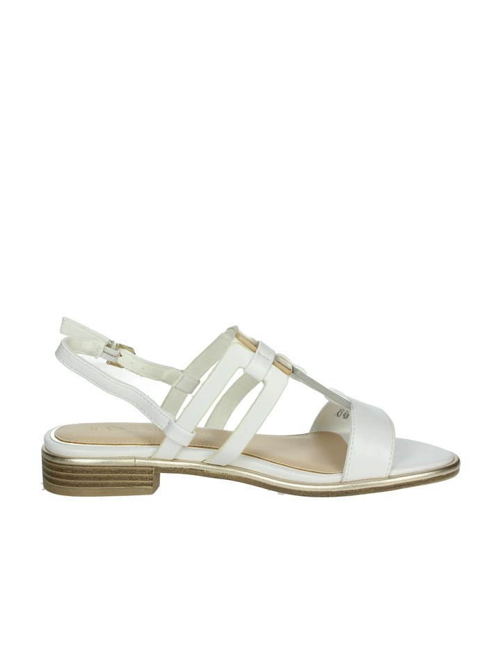 SANDALI BASSI 2-28106-44 BIANCO/ORO