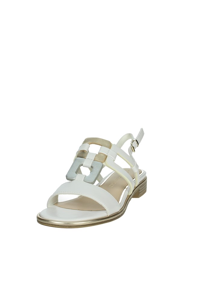 SANDALI BASSI 2-28106-44 BIANCO/ORO