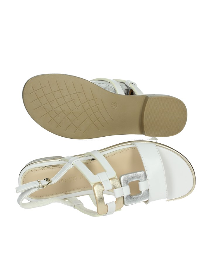 SANDALI BASSI 2-28106-44 BIANCO/ORO