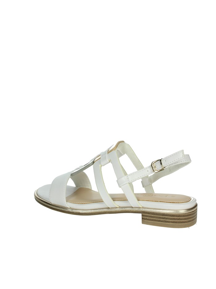 SANDALI BASSI 2-28106-44 BIANCO/ORO