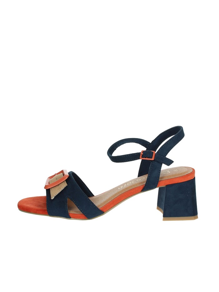 SANDALI CON TACCO 2-28387-44 BLU