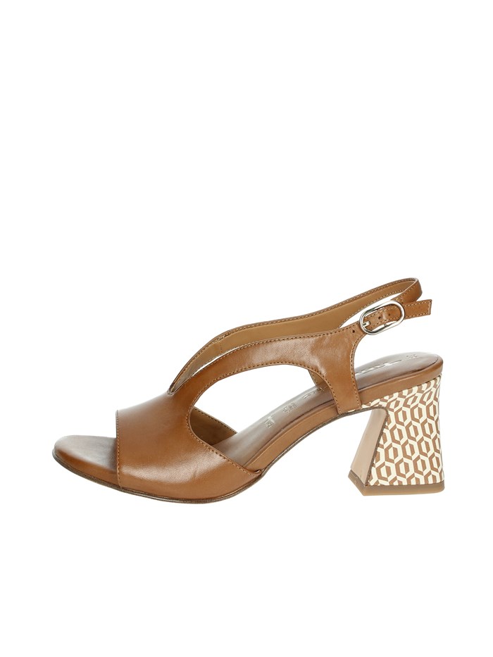 SANDALI CON TACCO 1-28316-44 CUOIO