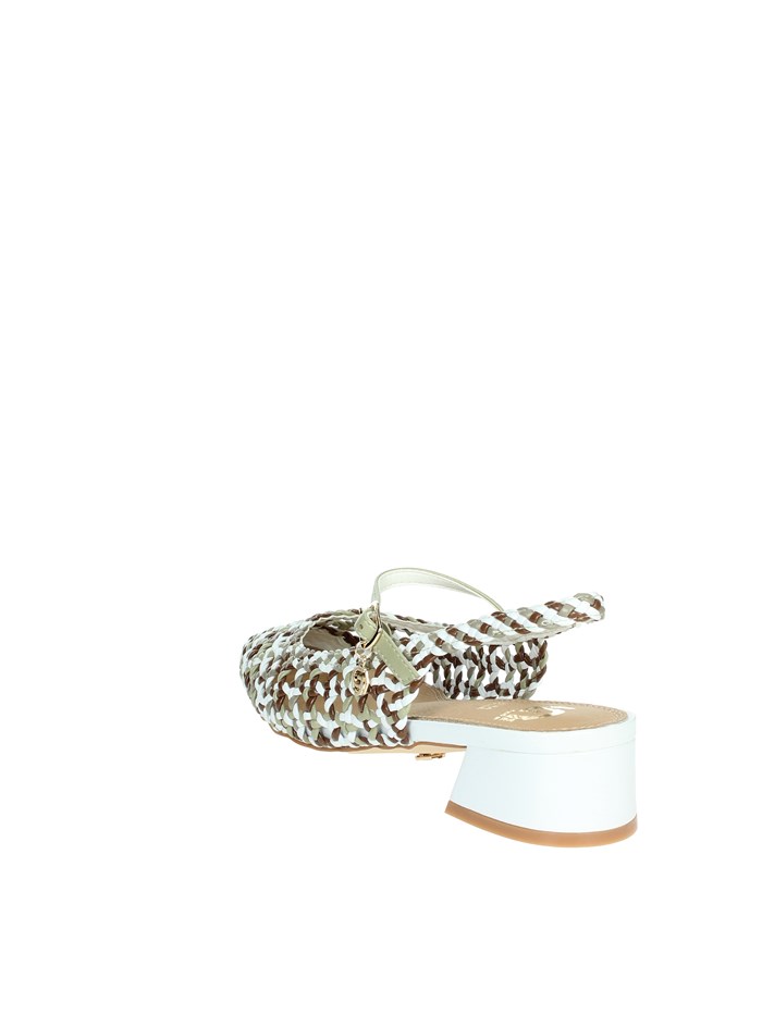 BALLERINE GD247 BIANCO/MARRONE