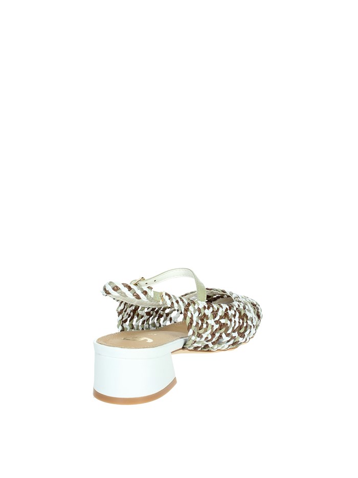 BALLERINE GD247 BIANCO/MARRONE