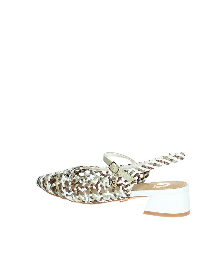 BALLERINE GD247 BIANCO/MARRONE
