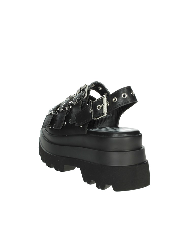 SANDALI CON ZEPPA BN16022621 NERO