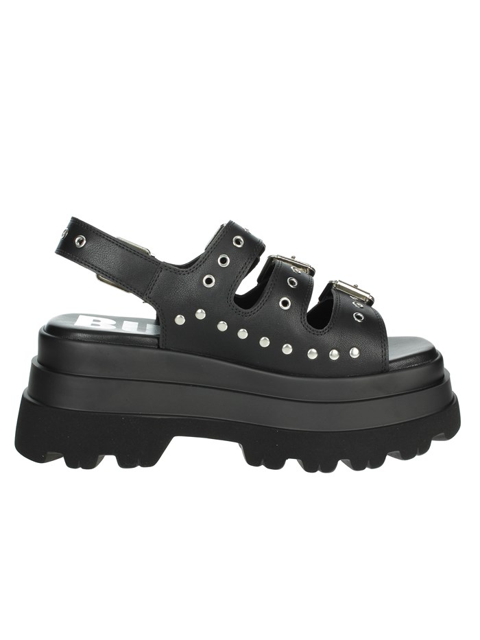 SANDALI CON ZEPPA BN16022621 NERO