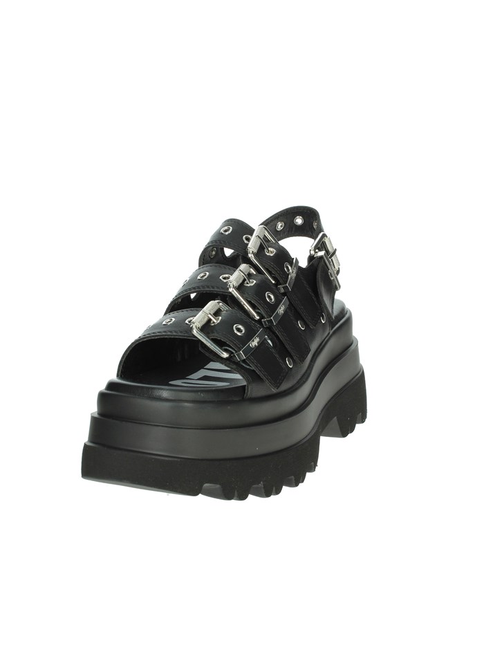 SANDALI CON ZEPPA BN16022621 NERO
