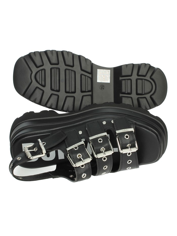 SANDALI CON ZEPPA BN16022621 NERO