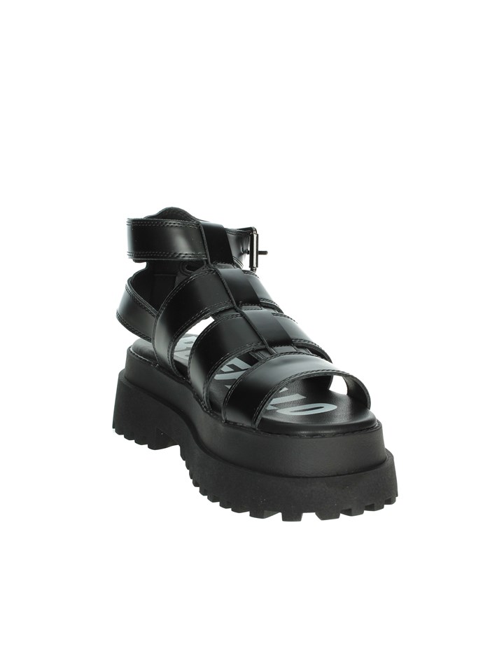 SANDALI CON ZEPPA BN16022691 NERO