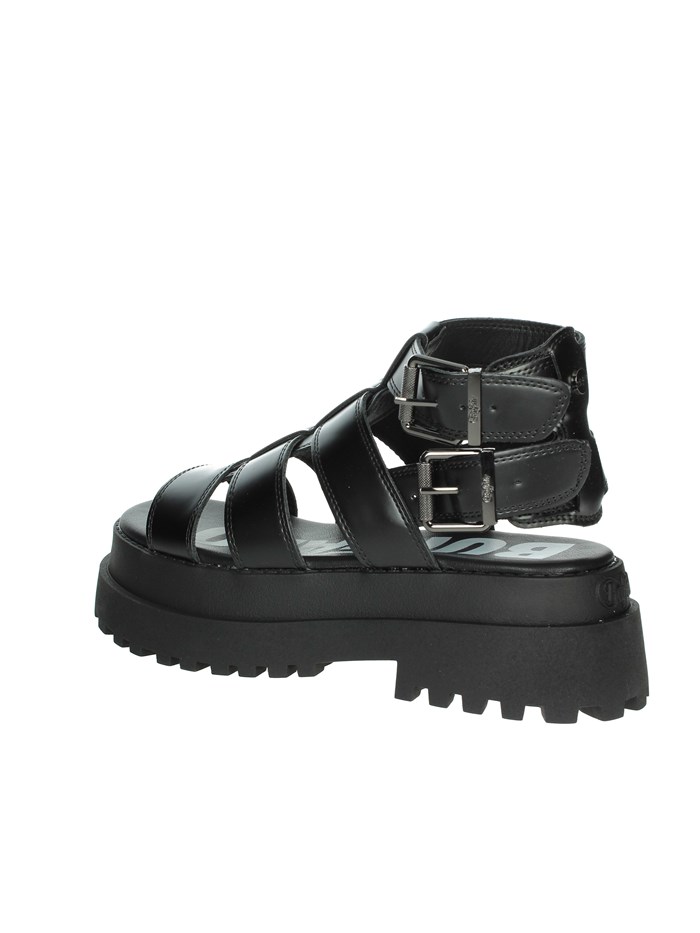 SANDALI CON ZEPPA BN16022691 NERO