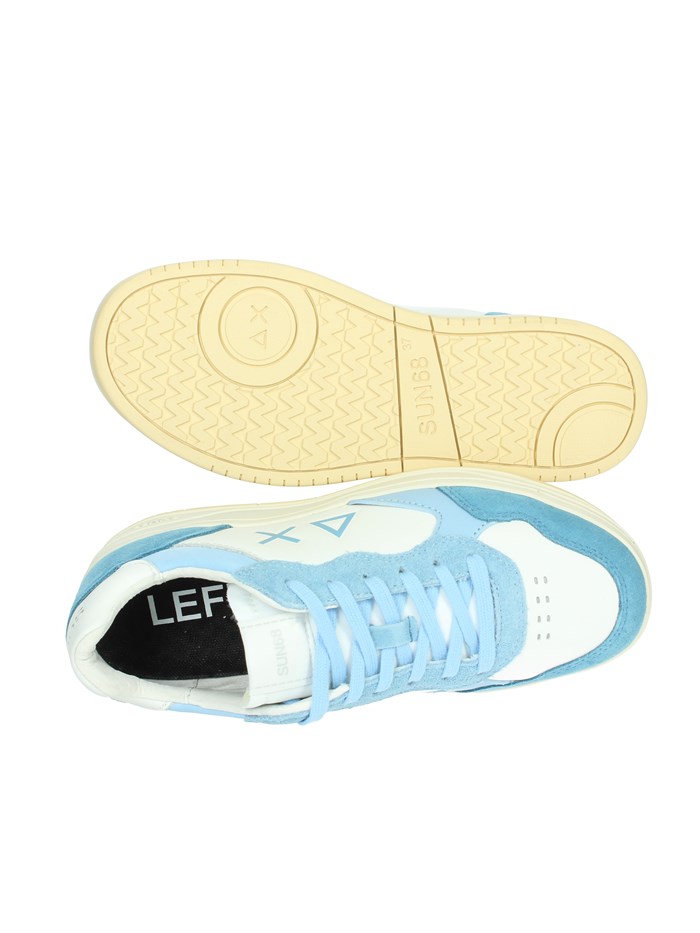 SNEAKERS BASSA Z35348T BIANCO/CELESTE