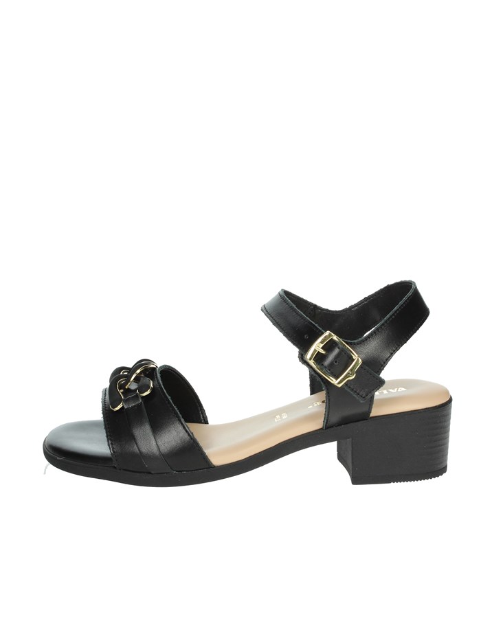 SANDALI CON TACCO 63011 NERO