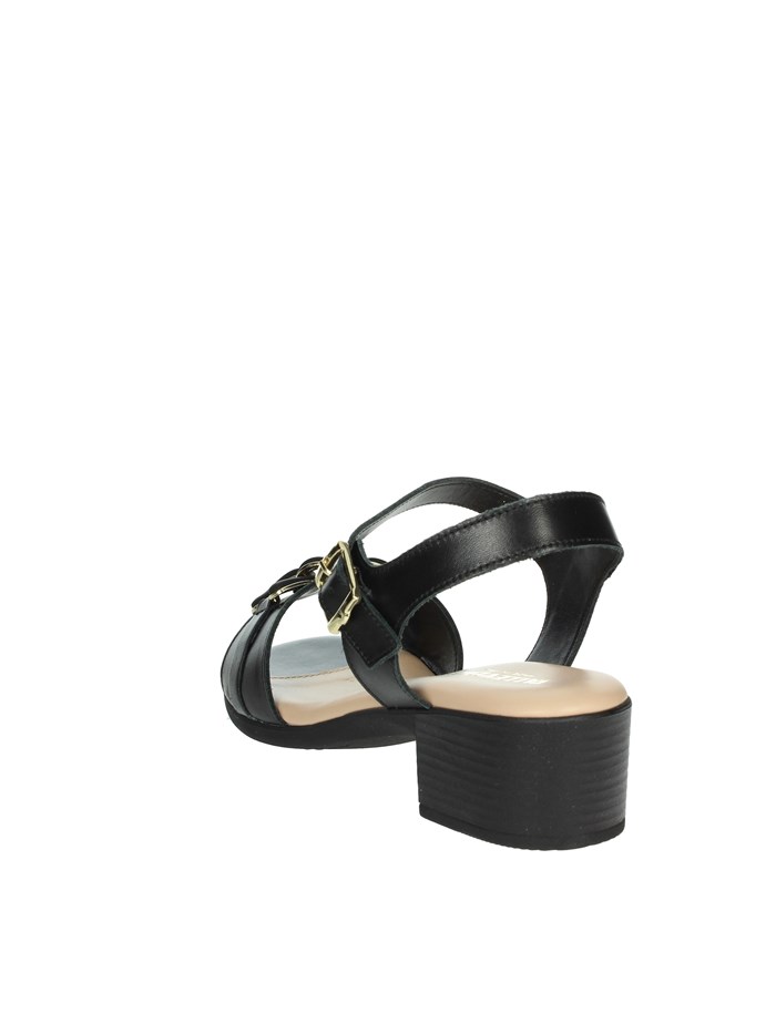 SANDALI CON TACCO 63011 NERO