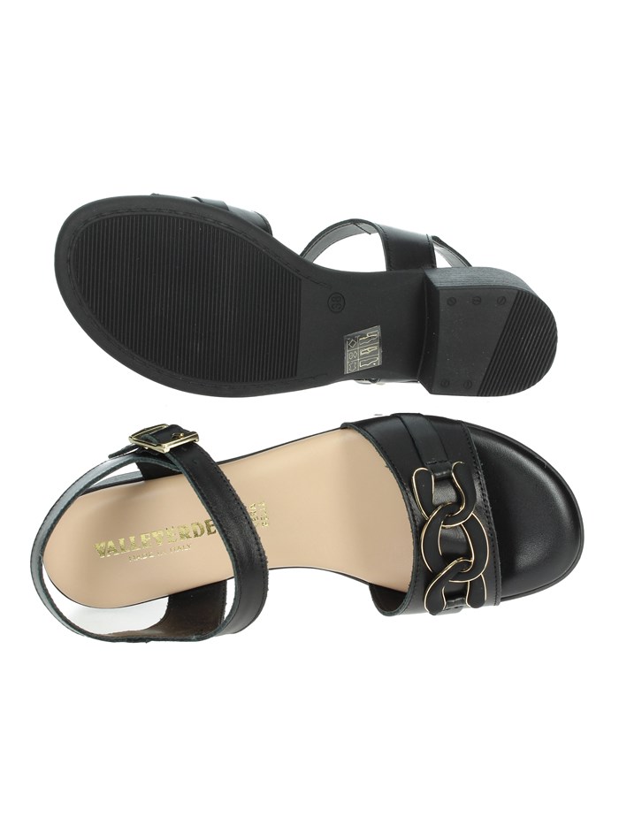 SANDALI CON TACCO 63011 NERO
