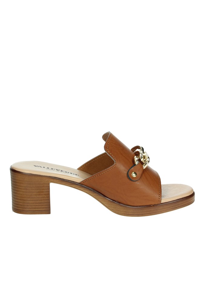 CIABATTE CON TACCO 55450 CUOIO