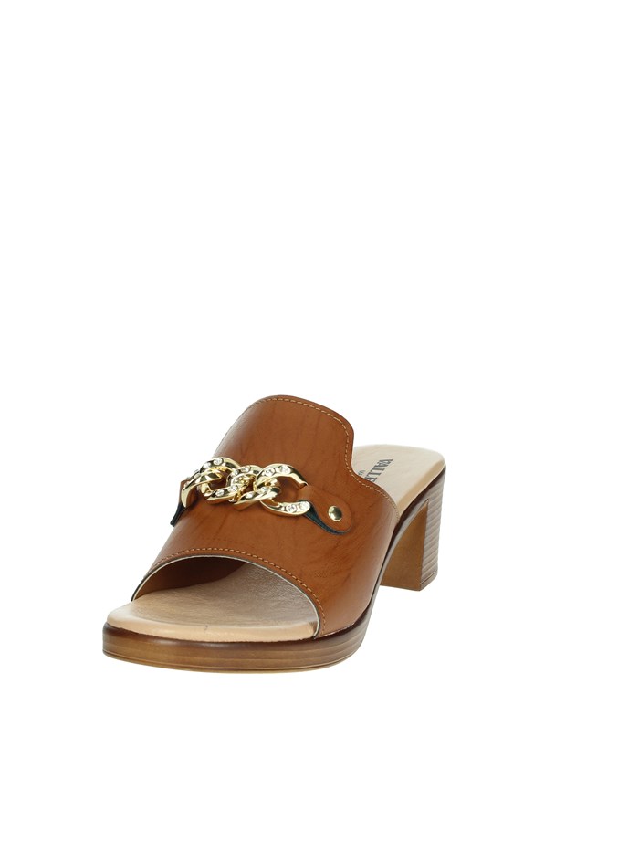 CIABATTE CON TACCO 55450 CUOIO