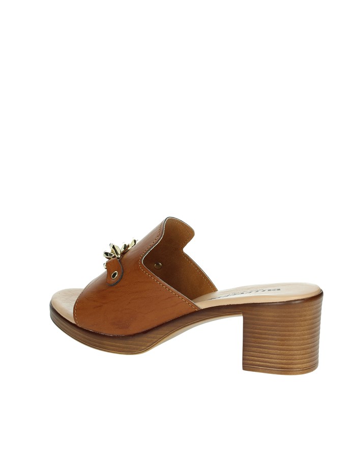 CIABATTE CON TACCO 55450 CUOIO