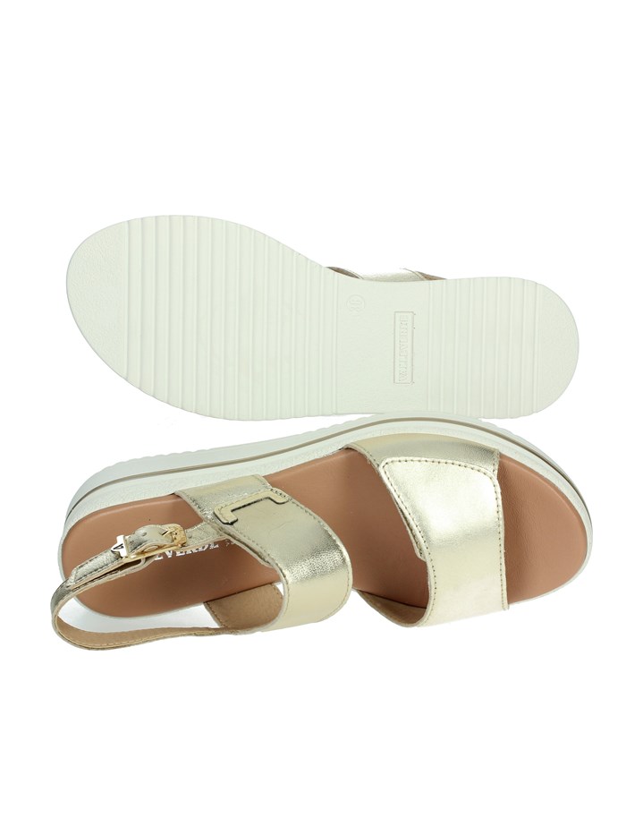 SANDALI CON ZEPPA VG2102 PLATINO