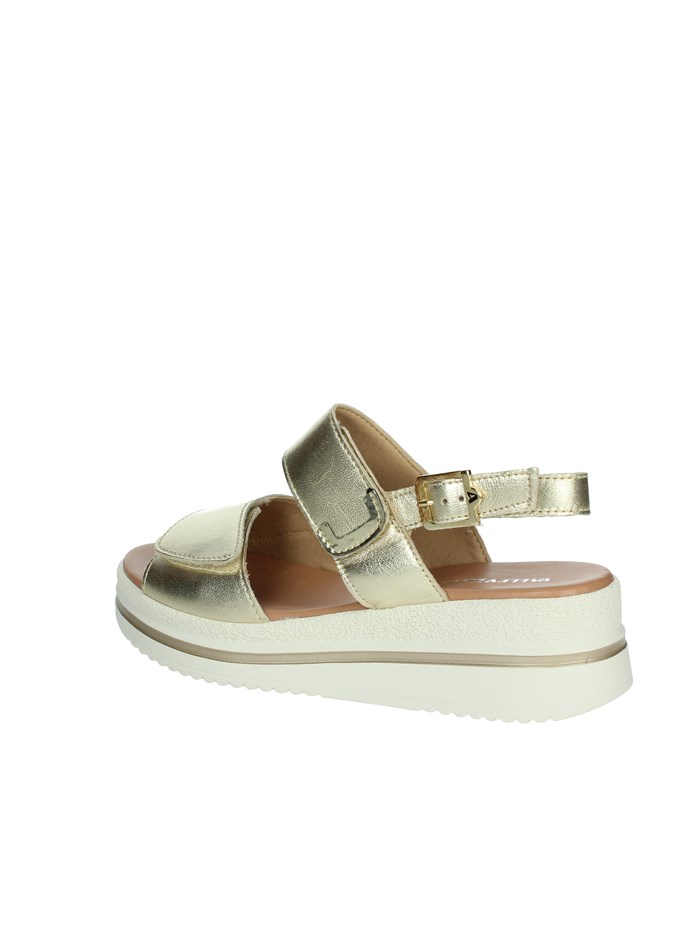 SANDALI CON ZEPPA VG2102 PLATINO