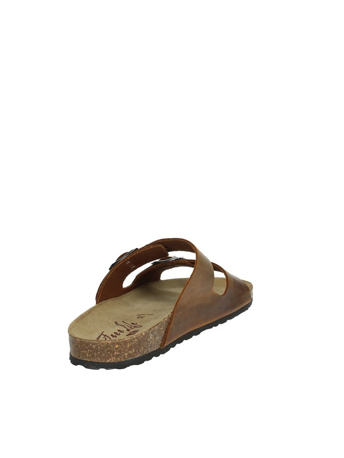 CIABATTE BASSE 1758FL CUOIO