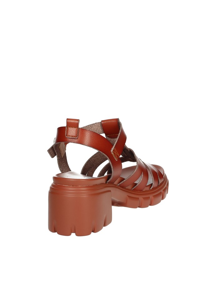 SANDALI CON TACCO 170652 CUOIO