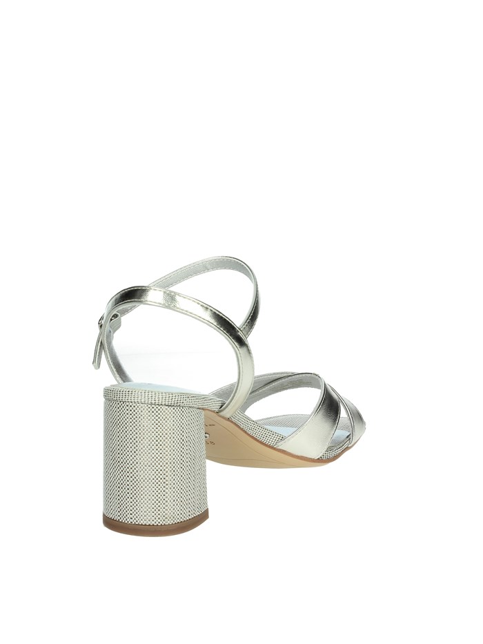 SANDALI CON TACCO 1-28320-44 ARGENTO