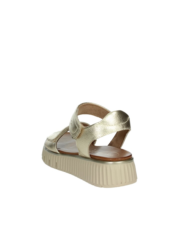 SANDALI CON ZEPPA 8-88720-44 ORO