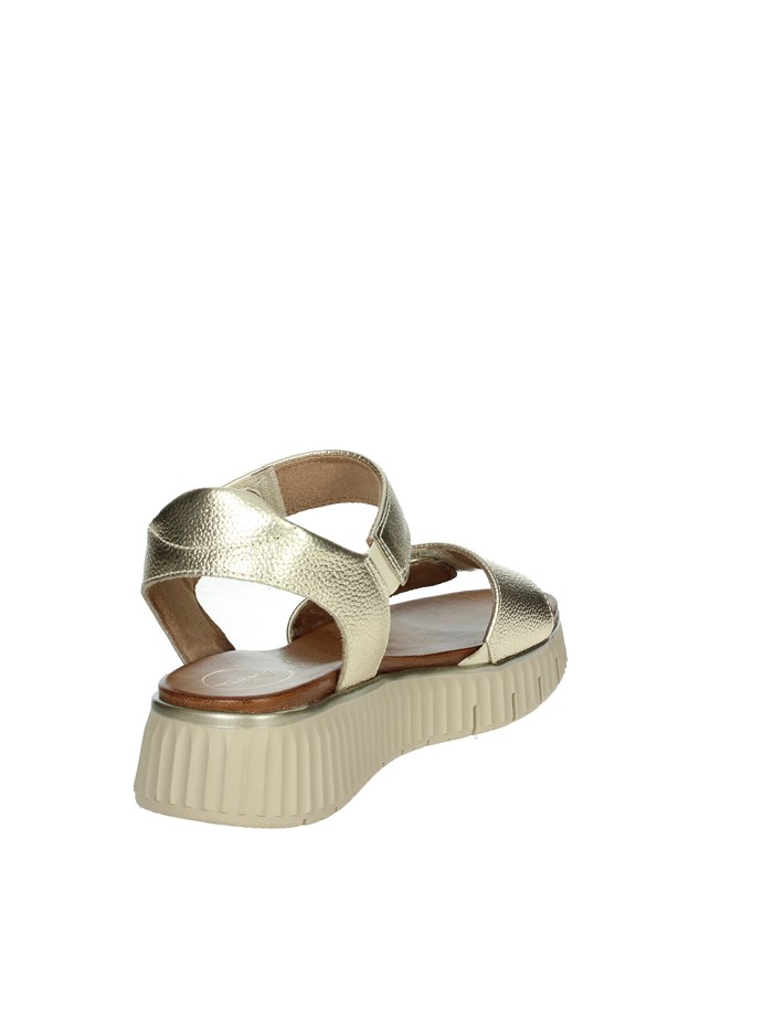 SANDALI CON ZEPPA 8-88720-44 ORO