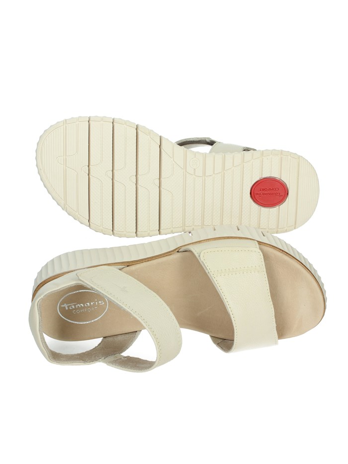 SANDALI CON ZEPPA 8-88720-44 BEIGE