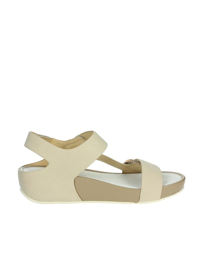 SANDALI CON ZEPPA SA1057-C9 BEIGE