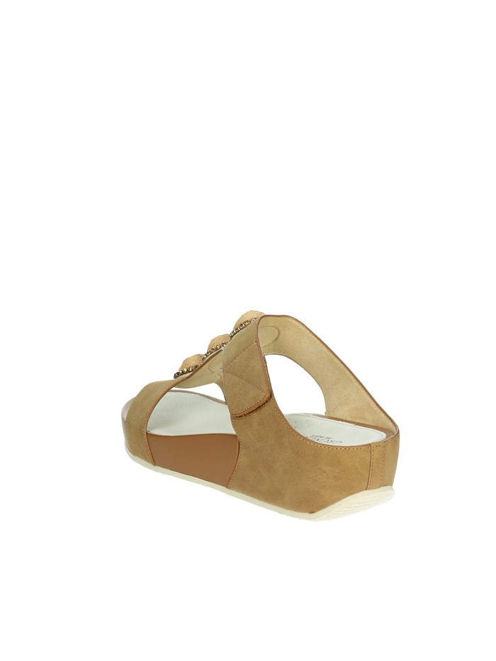 CIABATTE CON ZEPPA CI0881-C9 CUOIO
